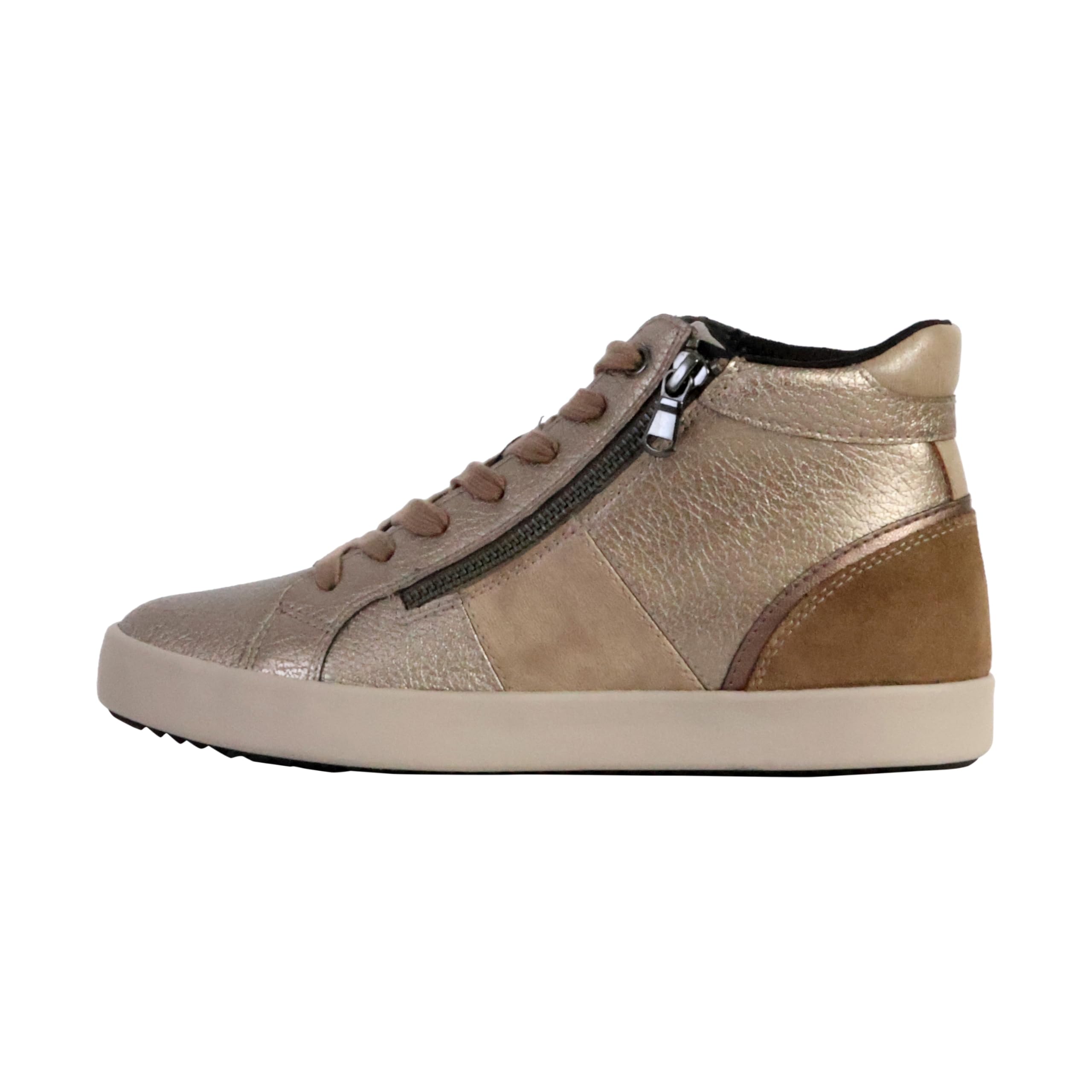 Geox Women's D Blomiee D Sneaker, Taupe, 6 UK