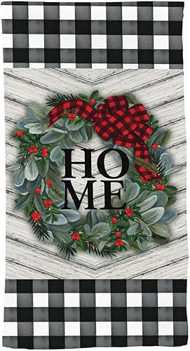 Briarwood Lane Toalla de mano con corona de invierno de 26 x 18 pulgadas disponible en Yaxa Colombia