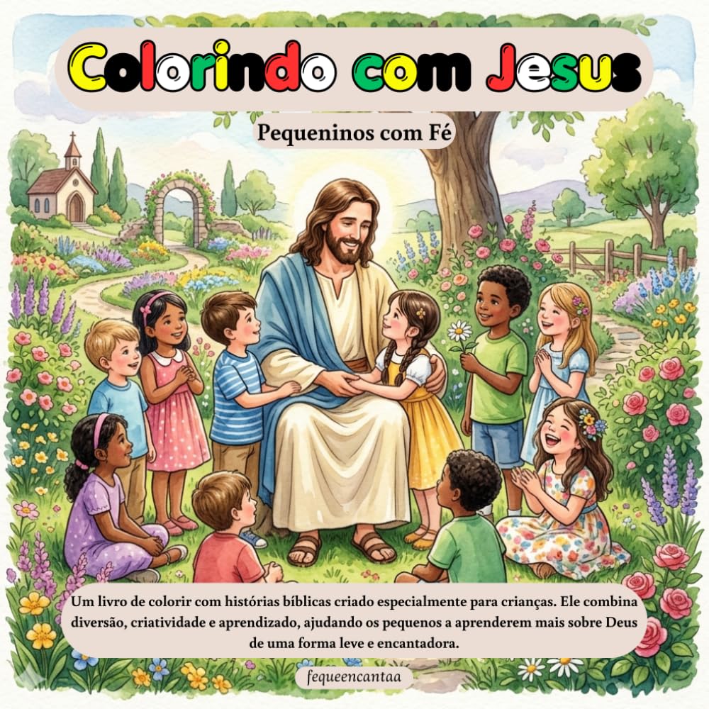 Colorindo com Jesus - Pequeninos com Fé