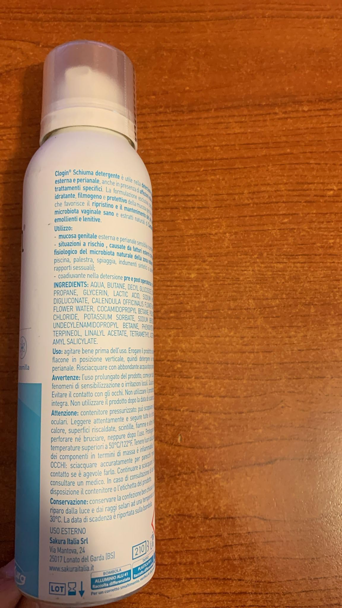 CLOGIN DET INTIMO MOUSSE 150ML