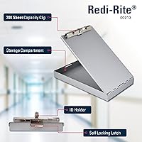 Vista 3 de Saunders Redi-Rite 00213 tablilla con sujetapapeles de aluminio - tamaño memo, Aluminio