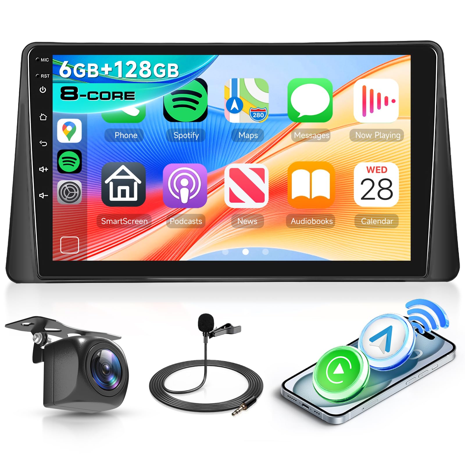 Hodozzy 6G+128GB 8-Core Radio para Renault Megane 2 2004-2008 Android Auto