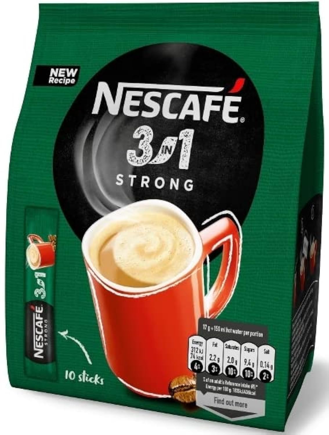 See full amazon price history chart for Nescafe 3 In 1 Strong Intense & Rich Instant Coffee 10 Sachet Powder (10 X 17Gm), 170Gm Nescafe 3 In 1 Strong Intense & Rich Instant Coffee 10 Sachet Powder (10 X 17Gm), 170Gm (B0BTMHMNZW) Amazon Price History, Amazon Price Tracker