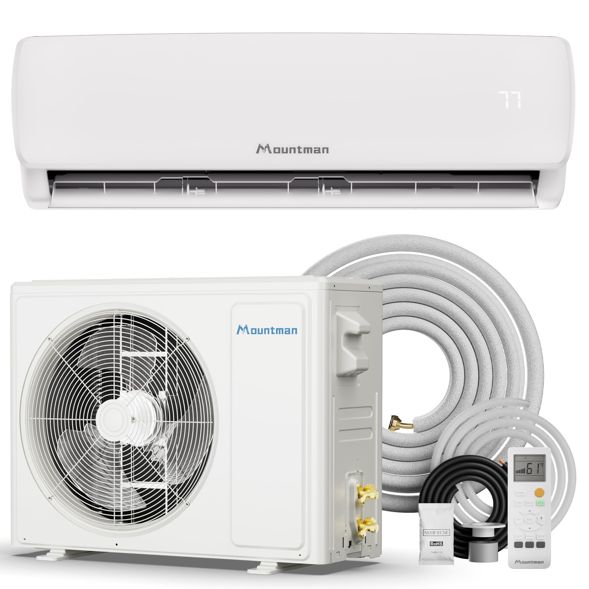 Mountman 18000 BTU Mini Split AC/Heating System