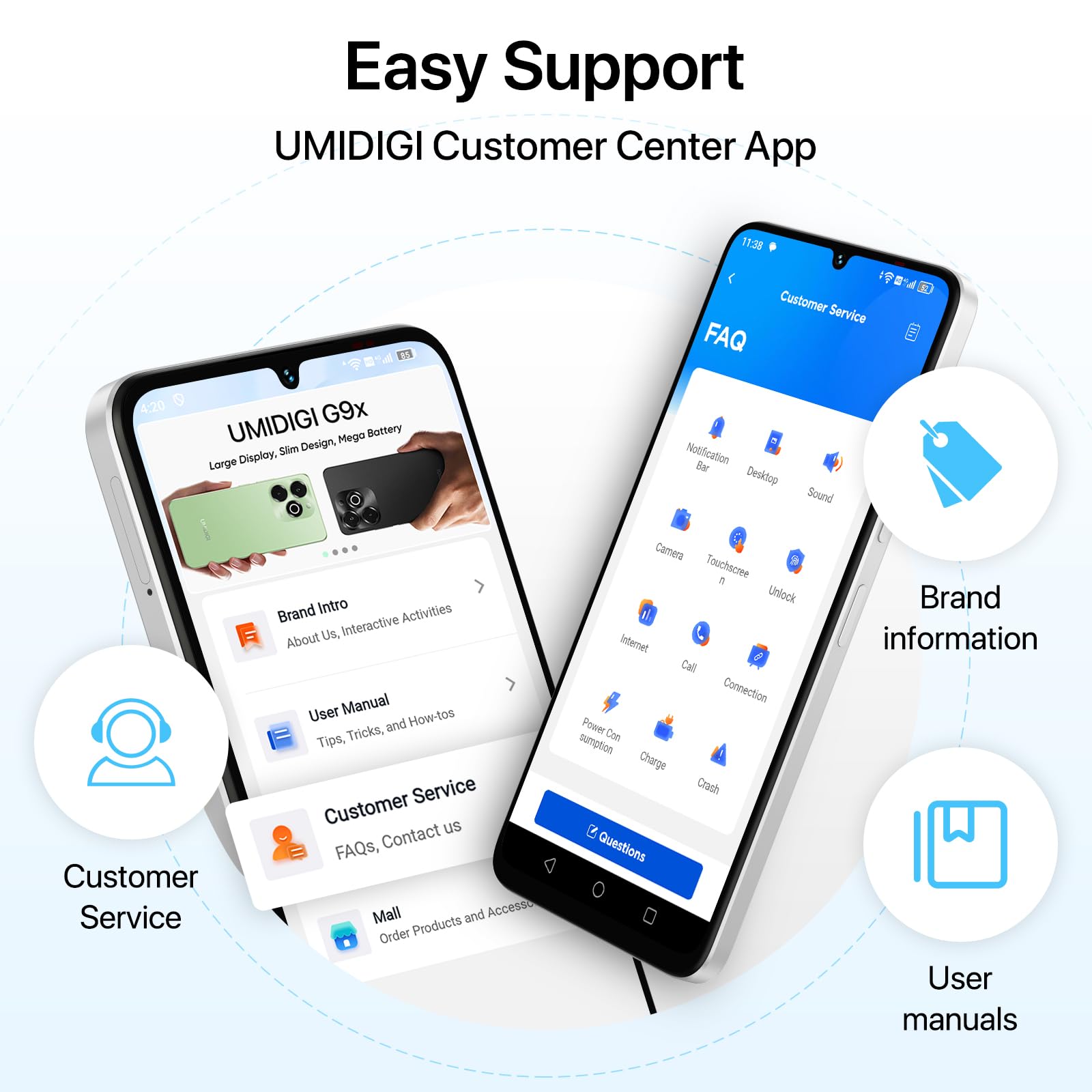 Amazon.com: UMIDIGI G9A Unlocked Cell Phones Android 14 2025, 6.75
