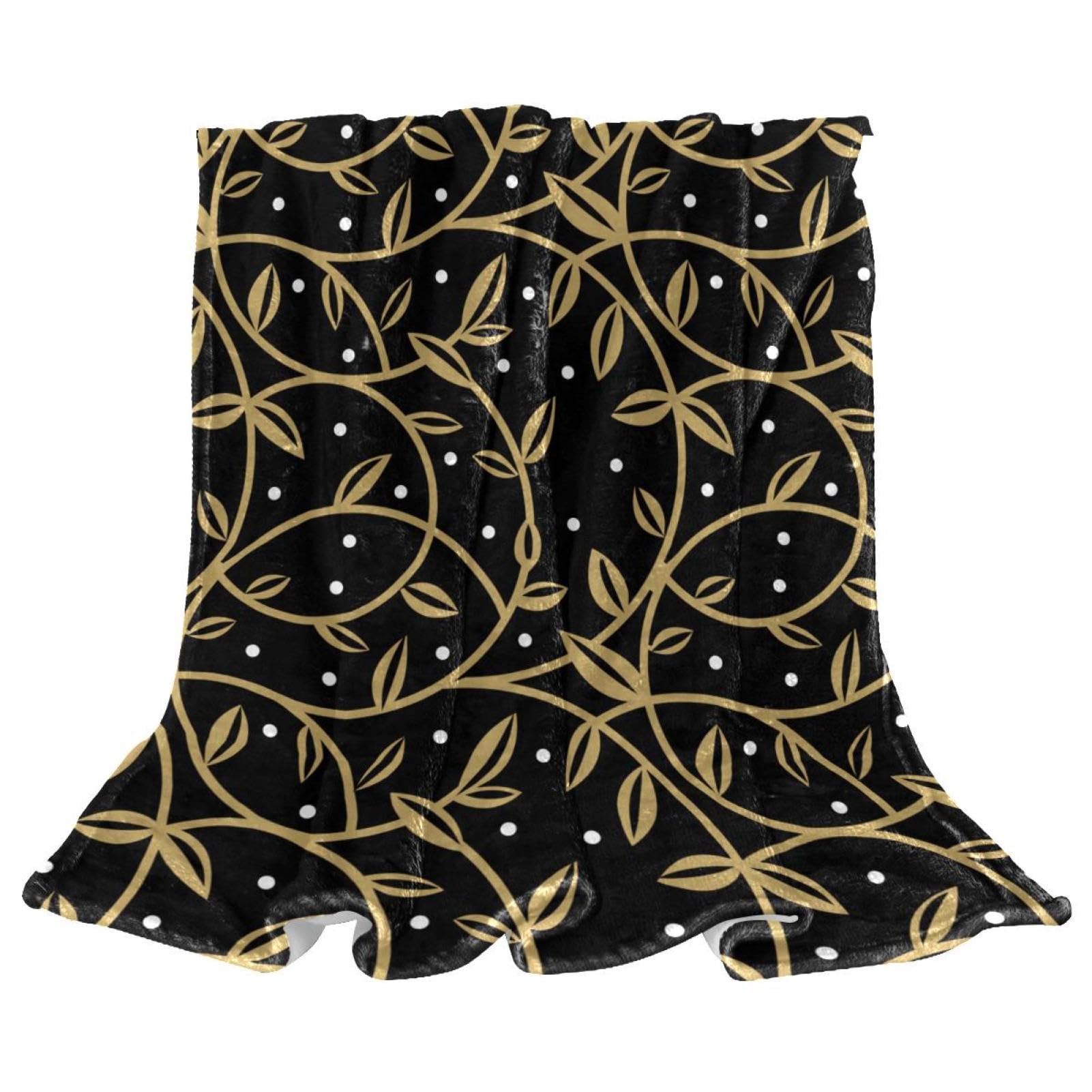 Couverture microfibre chaude fleurie sur votre canapé pour vos soirées