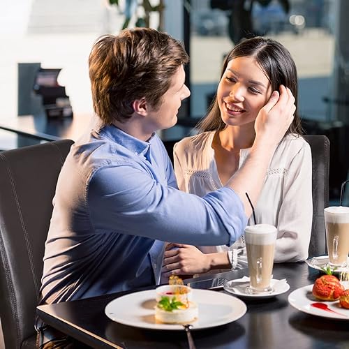 Miniatura 4 de ZenStyle Silla de comedor, sillas de comedor con cojín de poliuretano, silla Parson acolchada de cuero sintético con patas de madera para cocina,