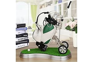 10L0L Golf Pencil Display: Unique Golf Desk Decor and Functional Pen Holder