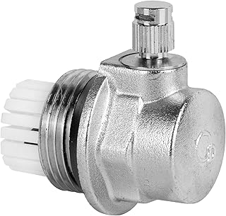 Automatischer Schnellentlüfter 1" mit Absperrventil - Entlüftungsventil Heizung automatisch - Heizkörperentlüfter aus Messing für Heizungsanlage - max. 10 bar, 110°C
