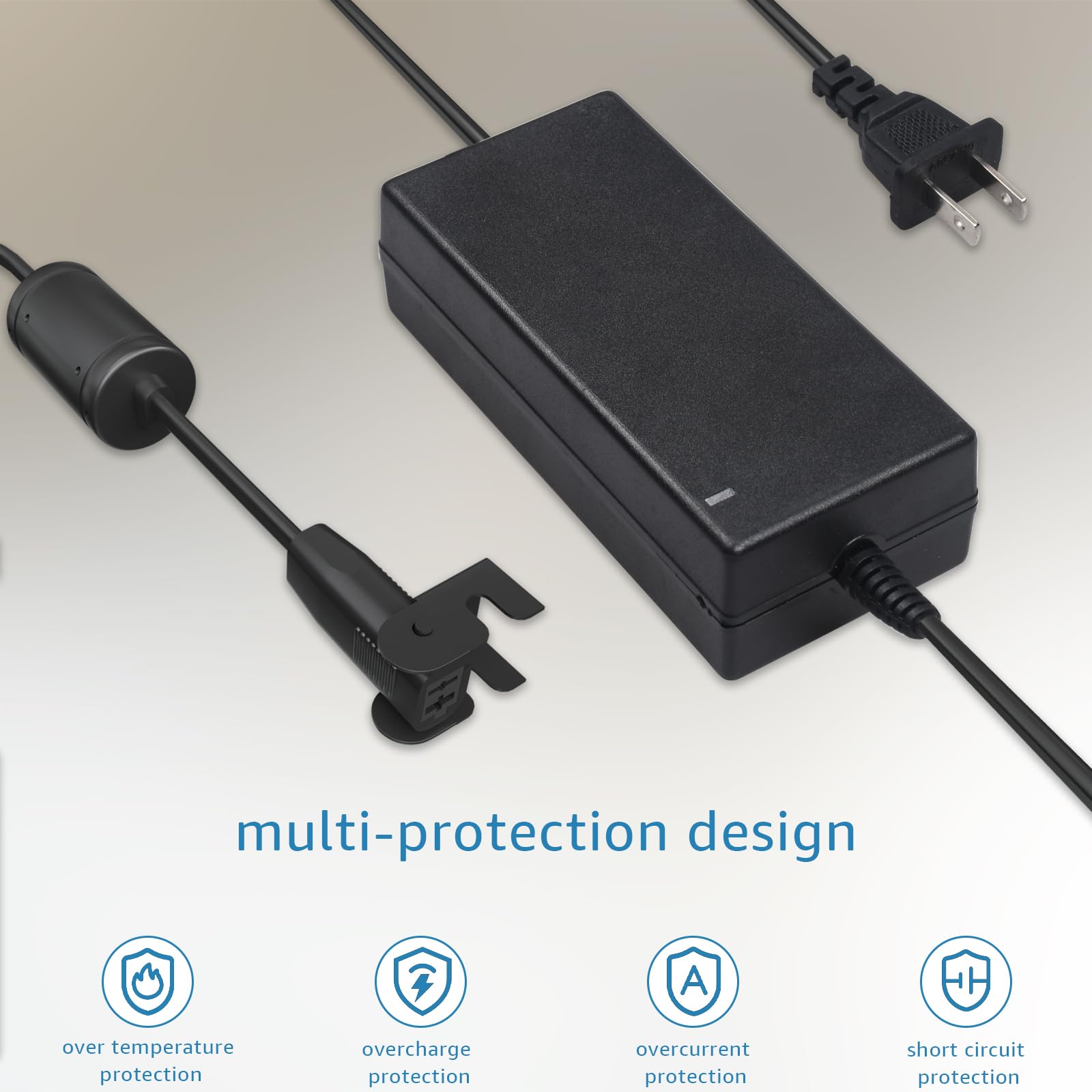 Verstellbare Bett-Ersatzteile – Universelles verstellbares Bettgestell-Ersatznetzteil-Set für Schlafnummer, Tempur-Pedic und mehr, schwarz