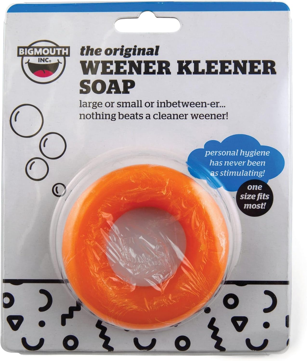 BigMouth Weener Kleener Soap, Novelty Ring-Shaped Bar Soap Gag Gift for Adults, Funny Bathroom Humor - The thumbnail 2