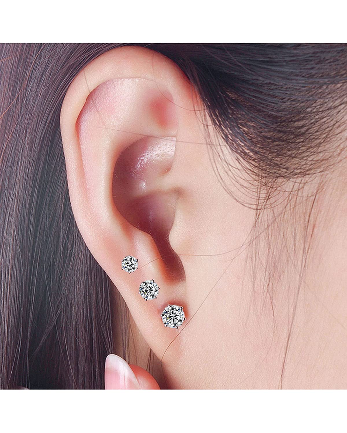 Buy 4 Pack Ear Piercing Gun Kit, SLVIEKAE Disposable Ear Piercing Gun