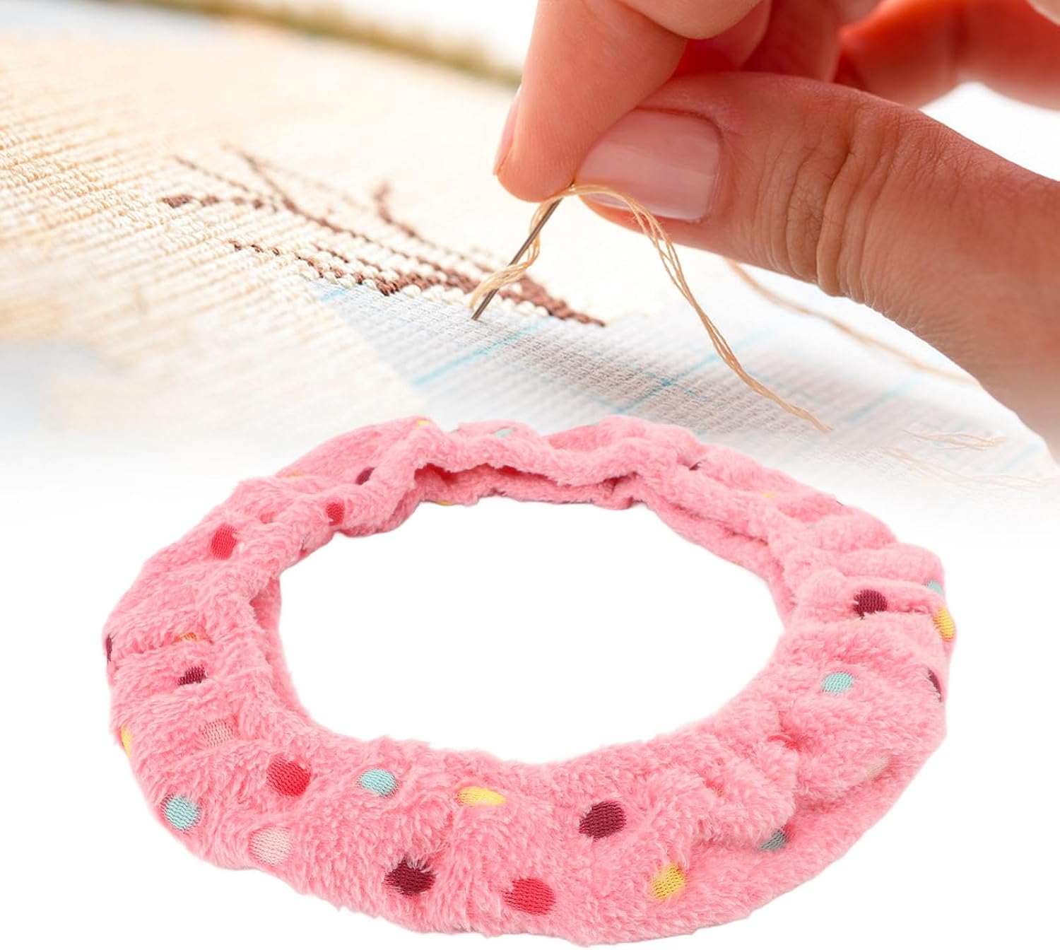 Hztyyier Gripper Strip Frame Cover for Rug Hooking Punch Needle Flannel Frame Protection (Type 6 Pink), Hztyyiertyv1xnhfrg-12