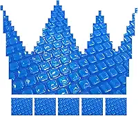 Lona Capa Termica Para Piscina 6x3 Manta Plastica 300 Micras Cores:Azul