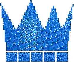 Lona Capa Termica Para Piscina 5x4 Manta Plastica 300 Micras Cores:Azul