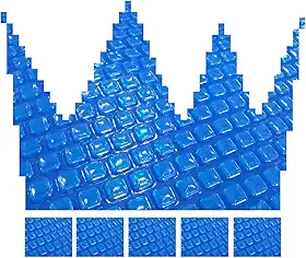 Lona Capa Termica Para Piscina 6x3 Manta Plastica 300 Micras Cores:Azul