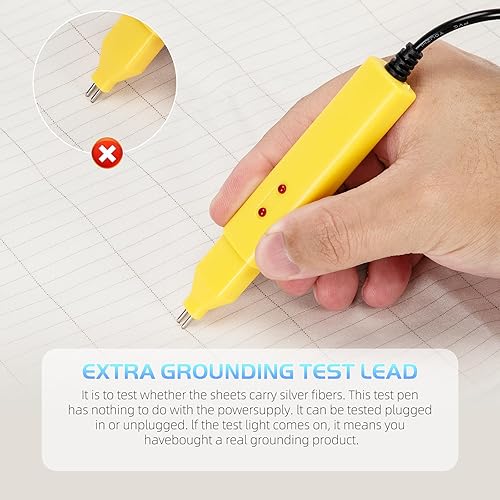 Miniatura 5 de Grounding Sheet, 90% algodón orgánico + 10% plata pura orgánica sábana bajera ajustable para mejorar el sueño, energía de la tierra conectada,