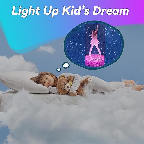 Miniatura 5 de Regalos para niñas, regalo de cumpleaños de niña cantante, decoración para habitación. Lámpara de mesa para suministros de fiesta musical. Luz