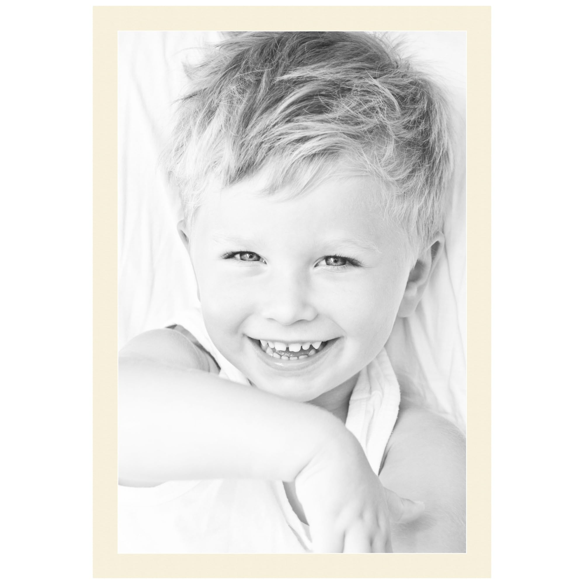 24x36 Cream Linen/Ivory Custom Mat for Picture Frame with 20x32 Opening Size (Mat Only, Frame NOT Included) - 7 Pack