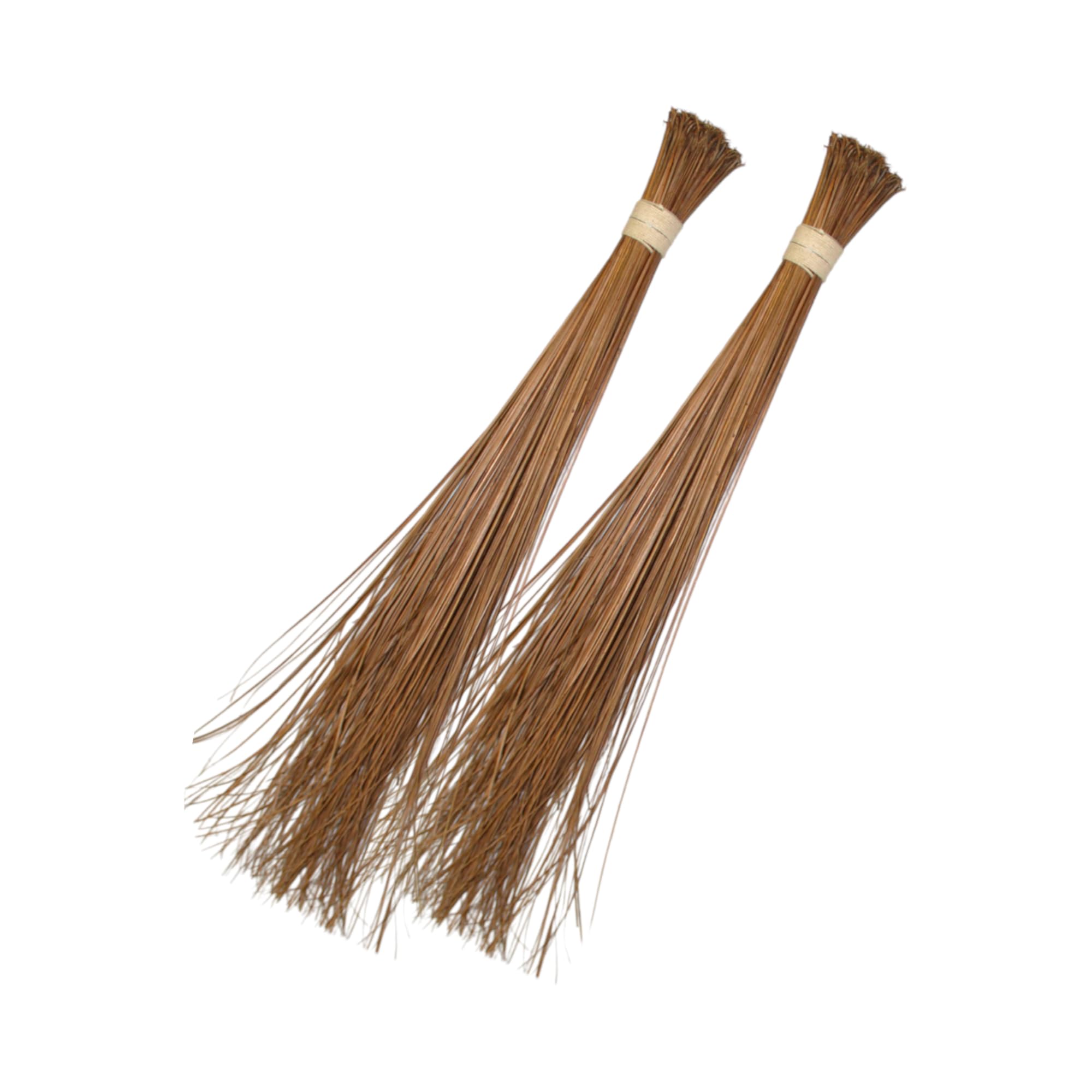 Coconut Broom Sticks for Home Cleaning - Pack of 2 | Long Coconut Grass Brooms with Multiple Layer Grip | Durable & Multi-Usage | 38-40 Inches Long | 5.5-6.5 Inches Circumference (Long, 2)-image-48