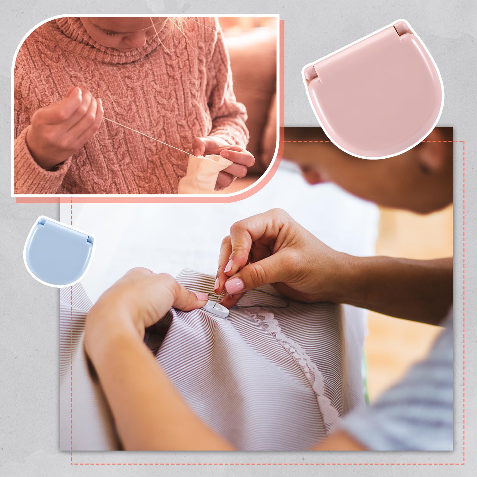 Yuxung 30 sztuk mini podróżny zestaw do szycia, podstawowy, przenośny, awaryjny, zestaw naprawczy do szycia, luzem, z nićmi, nożyczkami, igłami do szycia ręcznego, dla początkujących, podróżników
