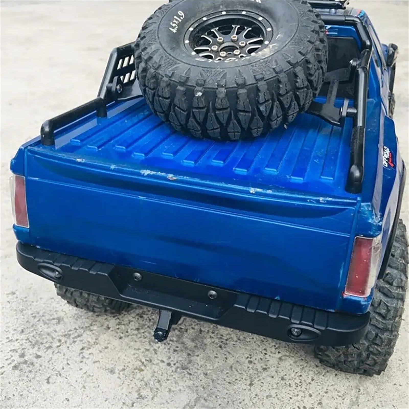 Parachoques RC Compatible con Traxxas para TRX4 para TRX6 para Axial para SCX10 II III Pro Piezas De Mejora De Parachoques Delantero Y Trasero De Plástico para Coche Control Remoto 1/10