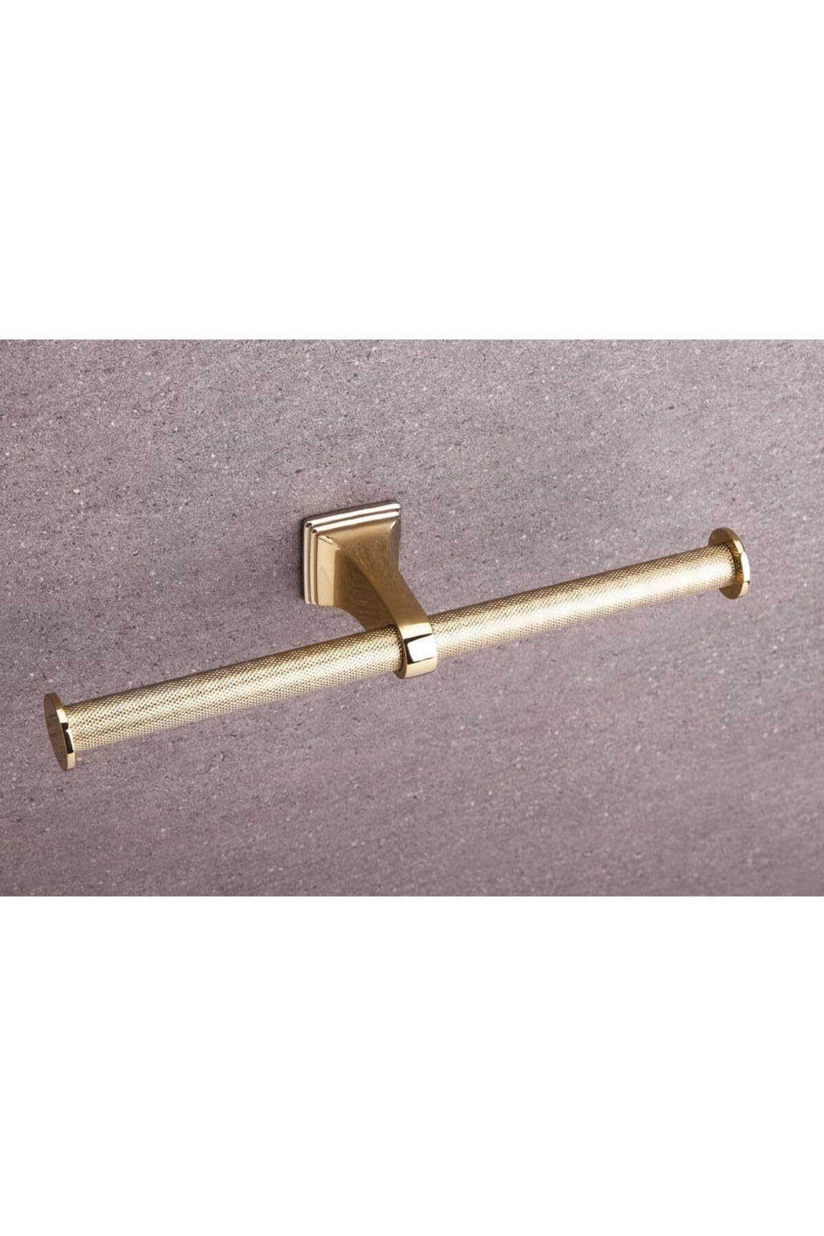 System Sparklıne Ikili Tuvalet Kağıtlığı Gold Renk 45X78X266 Mm