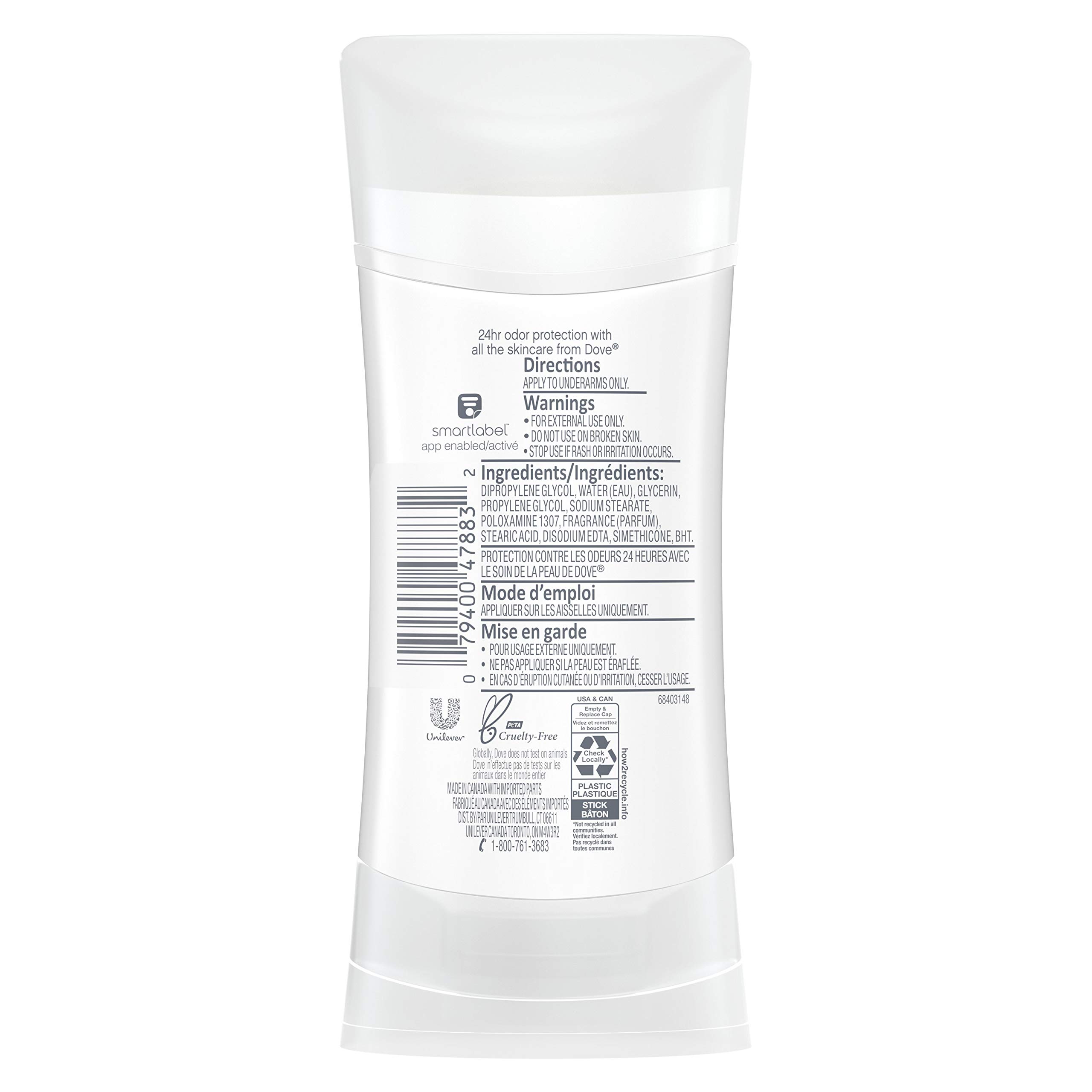 Dove Advanced Care Antiperspirant Deodorant Stick Rose