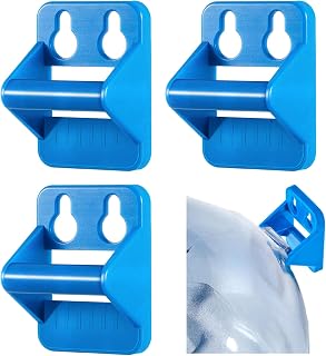 Barydat 2 Pcs Ice Bucket Hanger Bracket Ice Bucket Hook Holder Compatible with Saf T Tote for Storage Sanitary Drying Management Accessory, Blue
