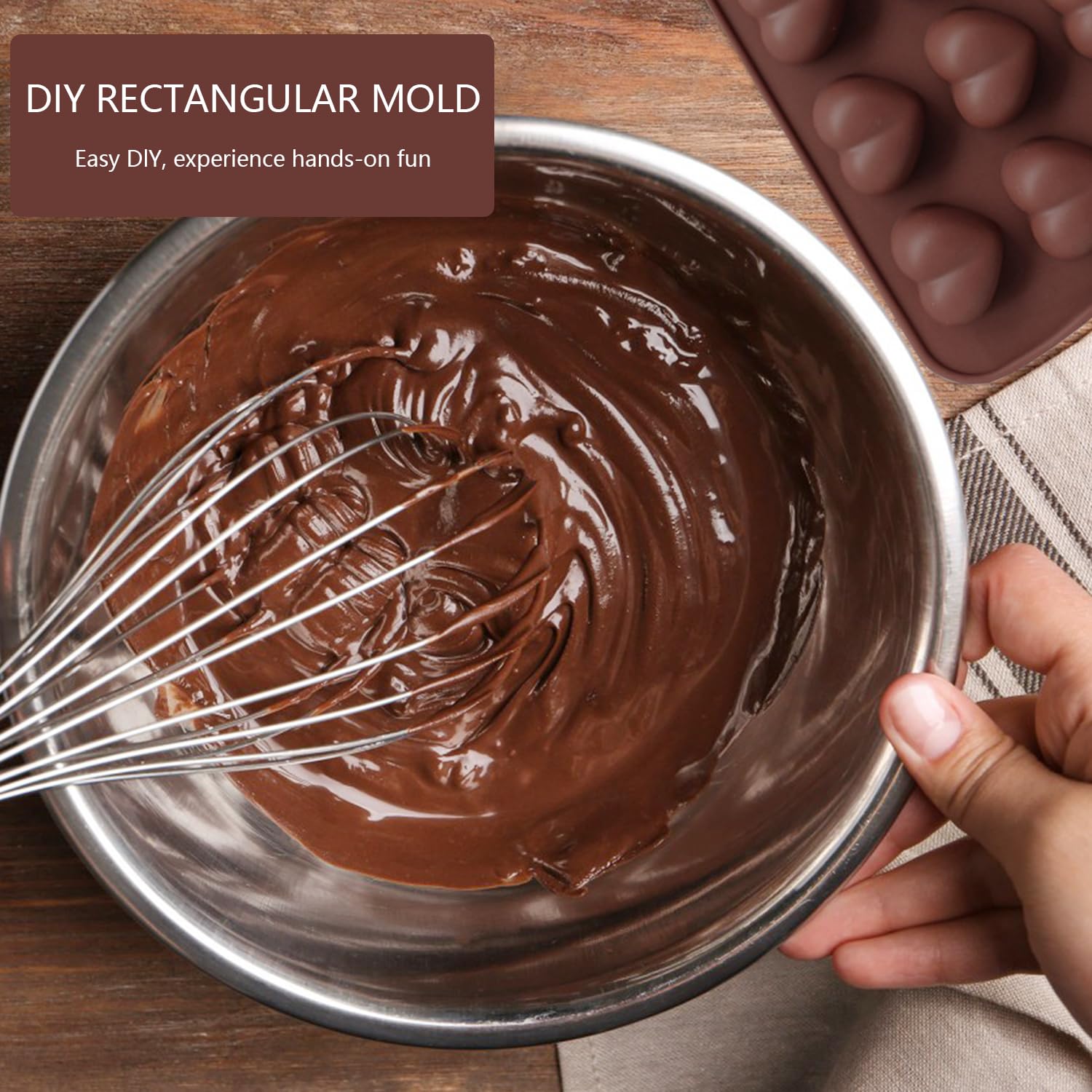 4 Pièces Moule Tablette Chocolat,Moule Silicone Bougie,M oule En Silicone Patisserie,Sans BPA,Moules à Pâtisserie pour Faire du Chocolat, Fondant, Gelée