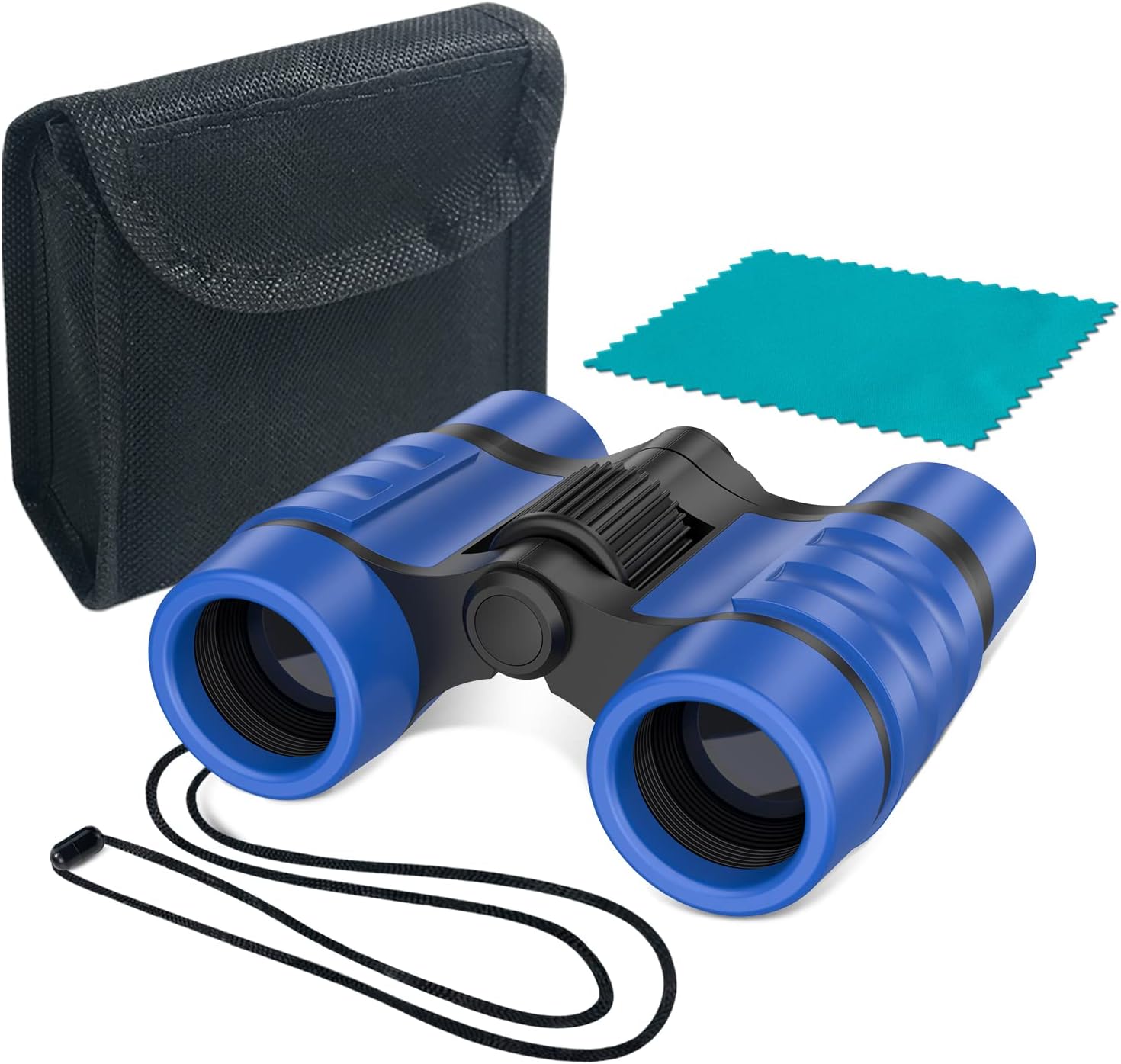 ESSENSON Binoculars for Kids Toys Gifts for Age 3-12 Years Old Boys Girls Kids Telescope Outdoor Toys for Sports and Outside Play Hiking, Bird Watching, Travel, Camping, Birthday Presents (Dark Blue)