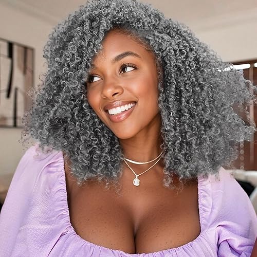 MIMAN 6 Packs 12 Inch Pre-looped Yanky Twist Crochet Hair