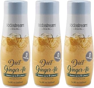 Diet Ginger Ale, 14.8 Fl Oz,Pack of 3