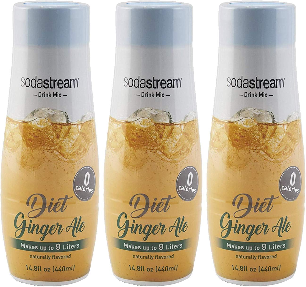 Diet Ginger Ale, 14.8 Fl Oz,Pack of 3