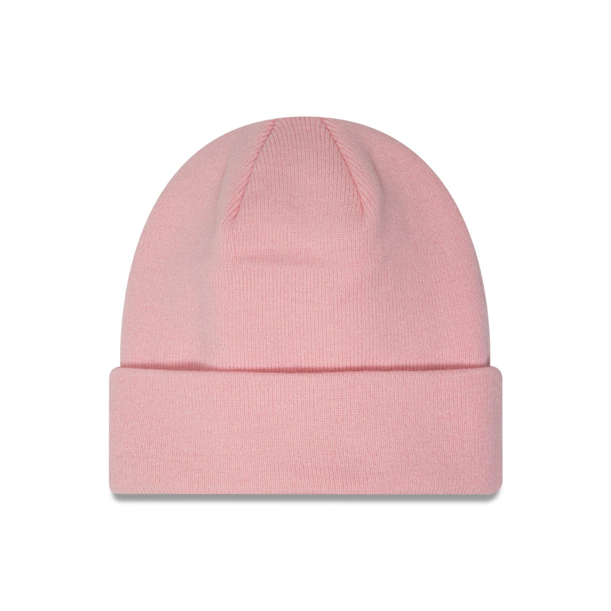 New Era New York Yankees MLB Essential Pink Cuff Knit Beanie