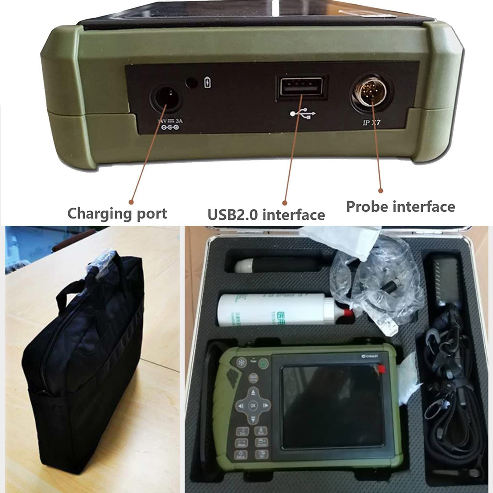 Scanner Portatile per veterinaria Macchina Digitale, Scanner a ultrasuoni B Portatile per Animali per scrofe e capre