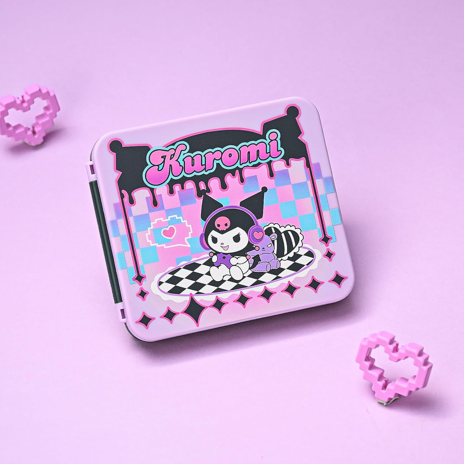 Kuitmor Switch Game Card Case Compatible with Switch 2 (2025) Portable Game Holder Cartridge Case for NS 2 with 12 Game Card Slots, Purple - Image 6