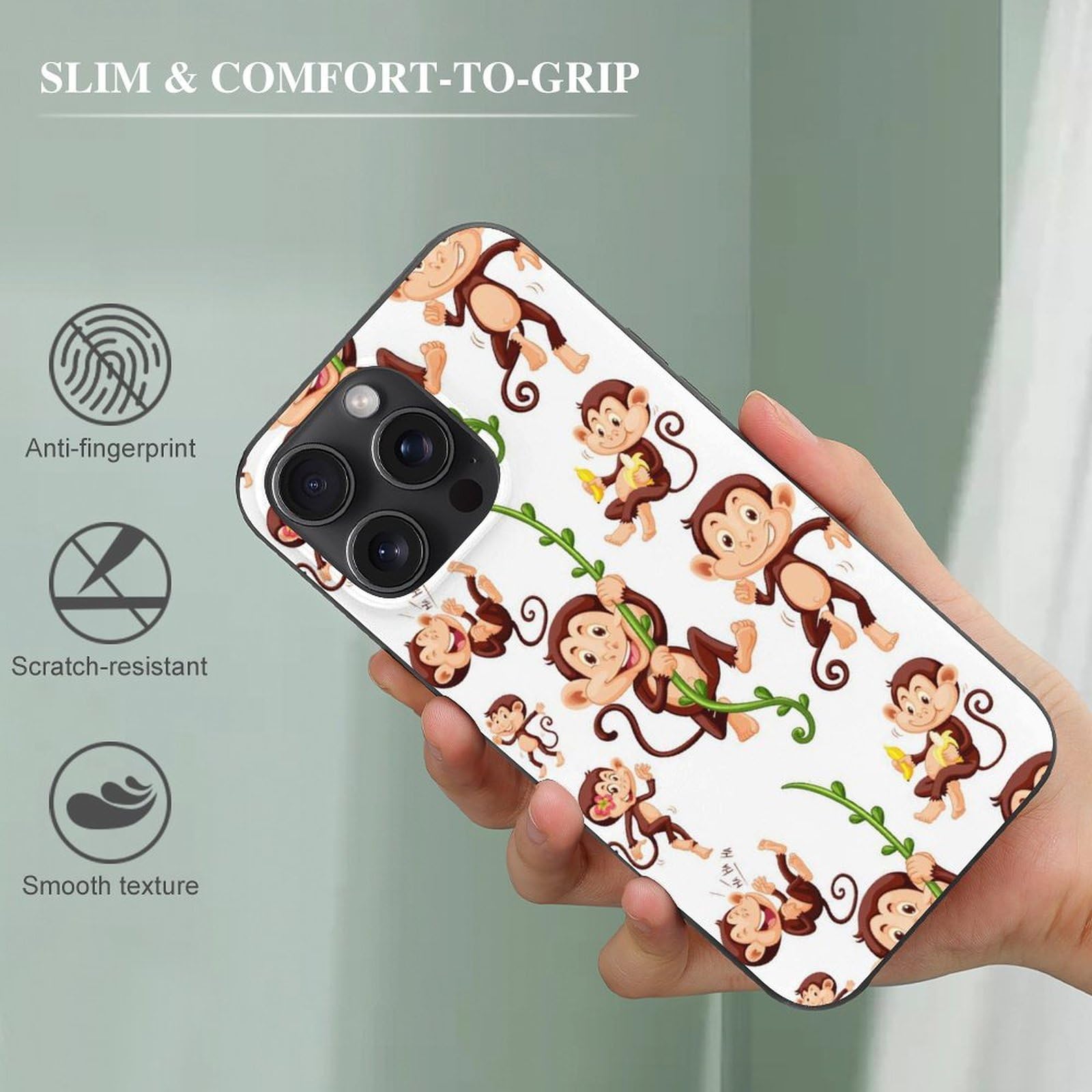 UMENG Cartoon Krokodil Handyhülle Aus PU-Leder – Wasserdicht & Stoßfest Für IPhone 15 Plus, Schlankes Design