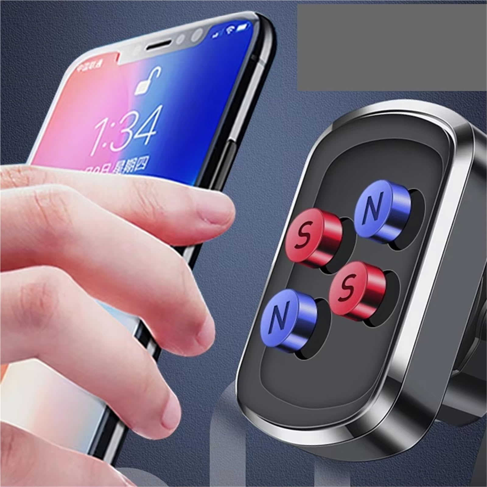 Per Iphone Supporto Universale Per Auto Ventosa Supporto Telefono Auto Supporto Cruscotto Supporto Cellule Cellulari Presa D'aria Culla Porta Cellulare Auto(30Xi Yinbian)