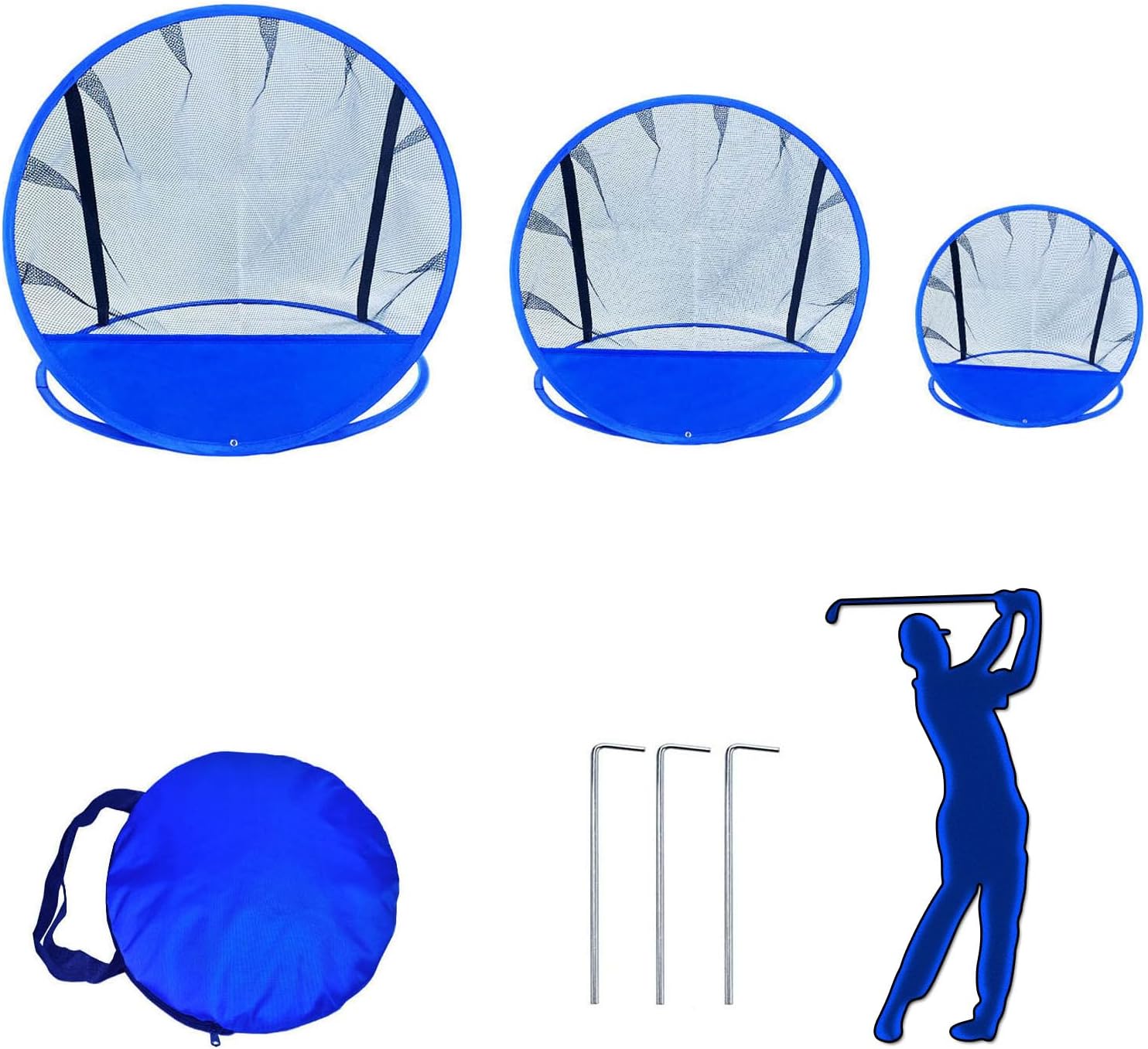 SANTA CASA Golf Chipping Net - Portable Pop-Up Practice Target with Carry Bag, Foldable Net for Indoor Outdoor Backyard Training, Ideal Gift for Men Women & Teen Golfers