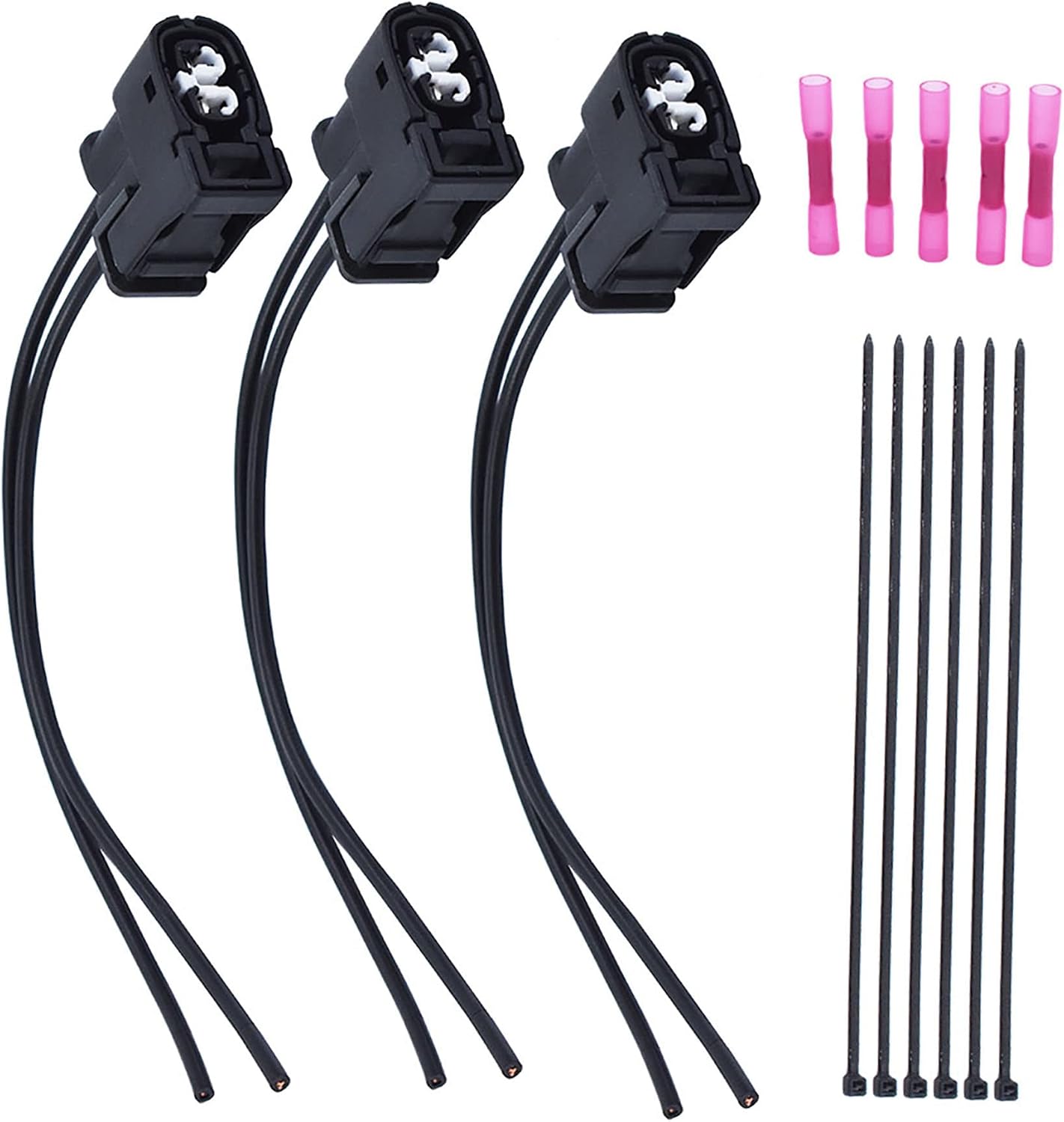 marddpair 3 PCs Ignition Coil Connector Plug Harness Pigtail Wires Replacement for Toyota Chaser Supra Soarer Verossa Crown Aristo Lexus GS300 IS300 SC300