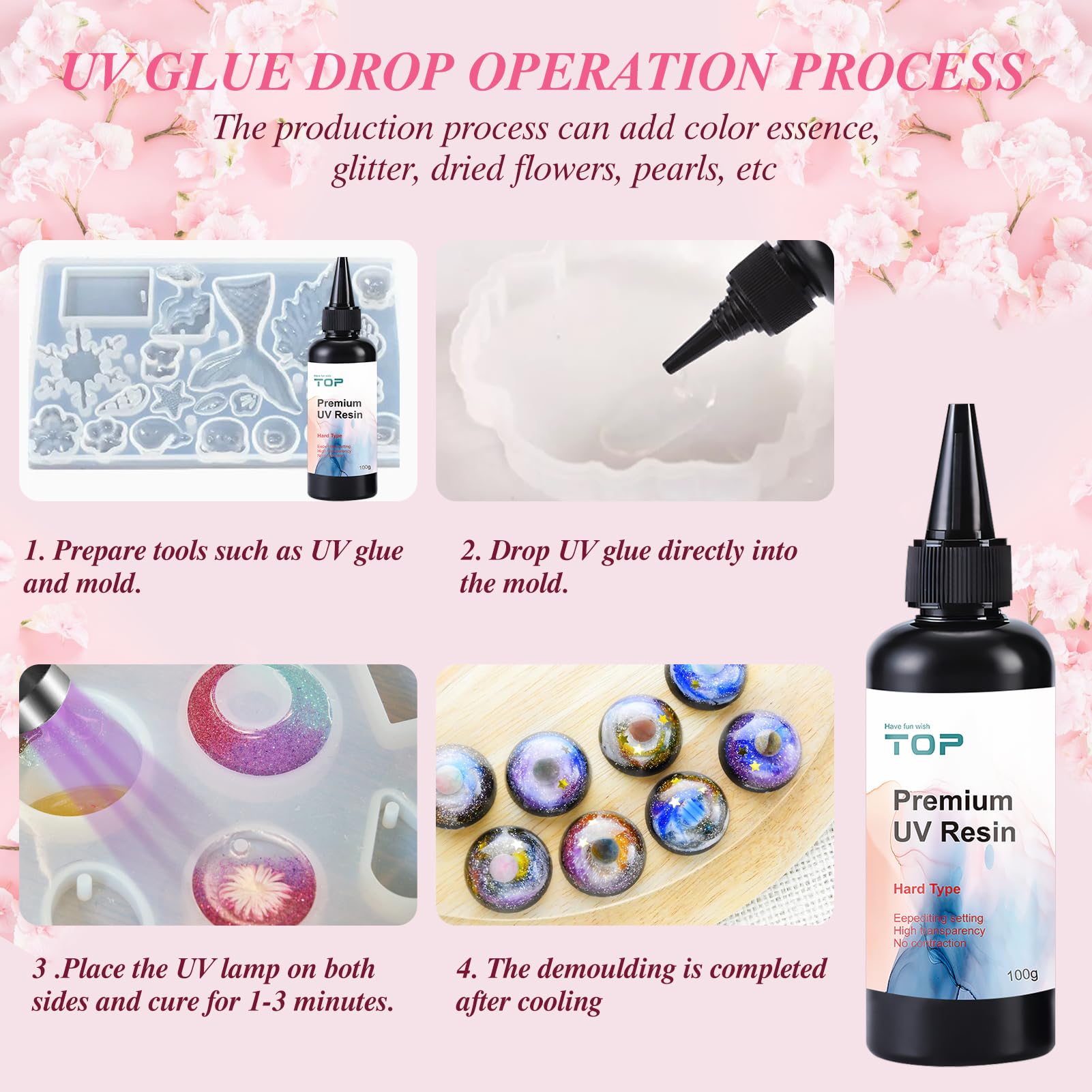 UV Epoxyhars voor Sieraden en Resin Art - Snelle Uitharding