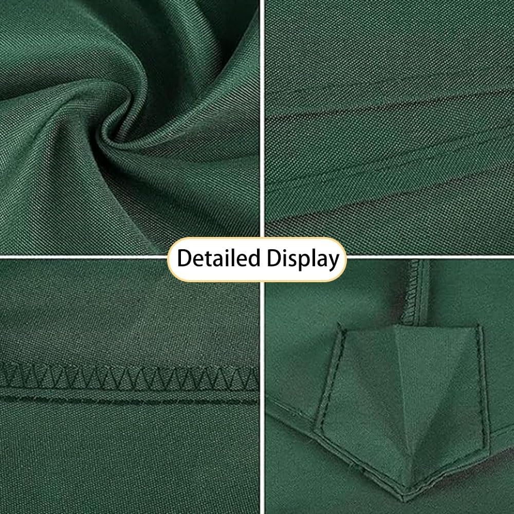 6.5' 8' 9' 10' Patio Umbrella Replacement Canopy, Market Yard Table Umbrella Replacement Top Cover, Round Replacement Parasol Canopy Cover(Red,300cm/10FT-8)