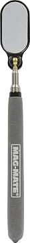 MAG-MATE IMS210 Oval Inspection Mirror, Stainless Steel Telescoping Mirror for FOD-Free Applications, 2 x 1" Length Extendable Mirror