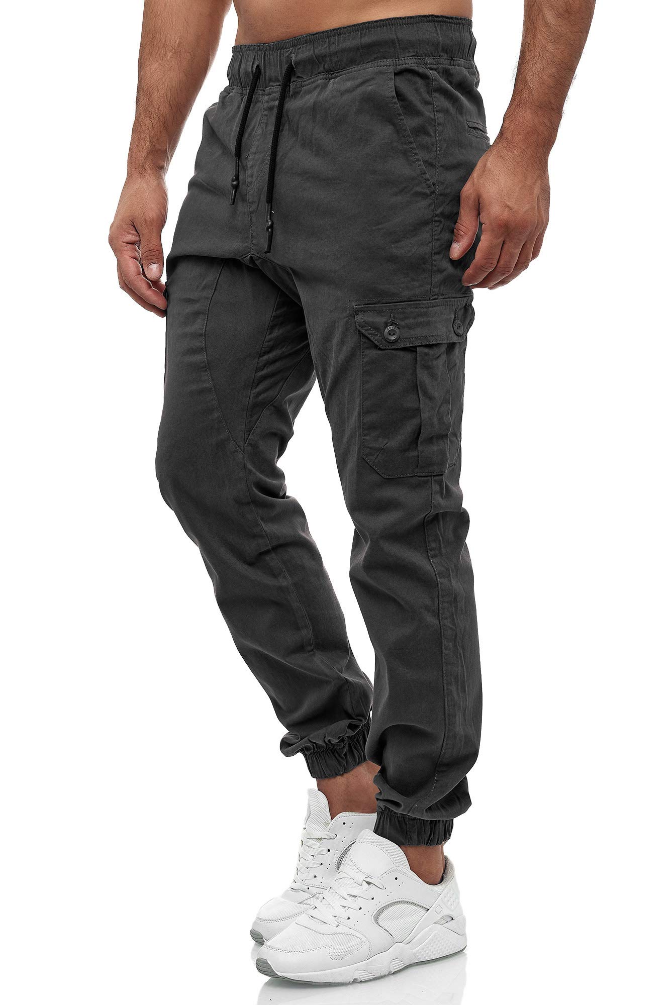 Tazzio Pantalones cargo para hombre, pantalones chinos, corte regular, 16610