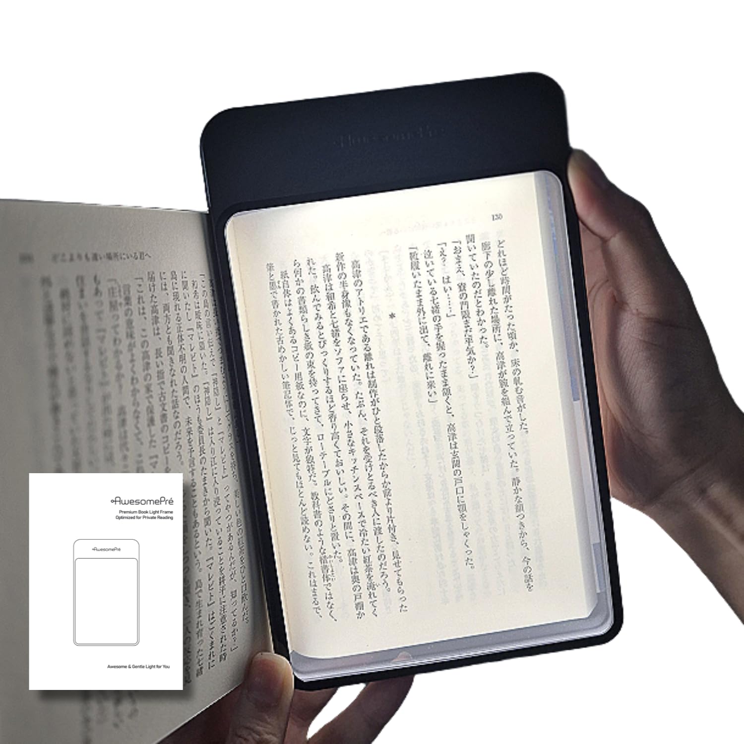 Awesome Pre ブックライト AwesomePré Plus Book Light, LED Reading Light, USB Rechargeable