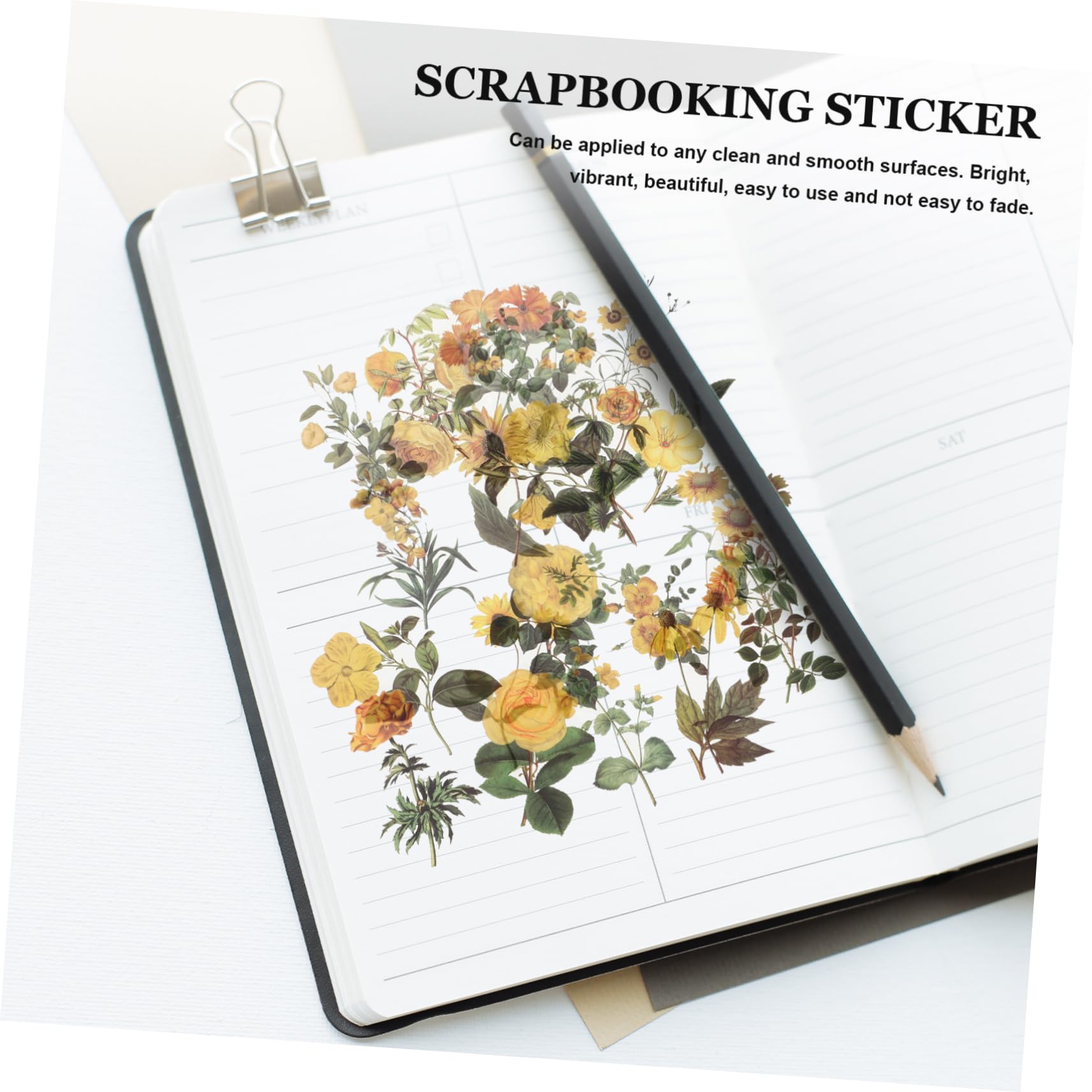 NUOBESTY 30paquetes Pegatinas De Para Scrapbooking De Stickers Aesthetic Multiusos Para Manualidades y Álbumes