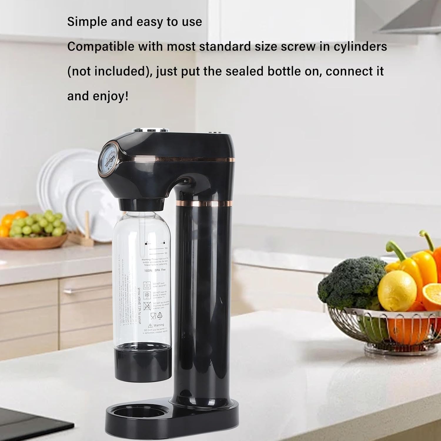 Amazon | 1L ソーダストリーム用炭酸水メーカー、ABS PET 業務用