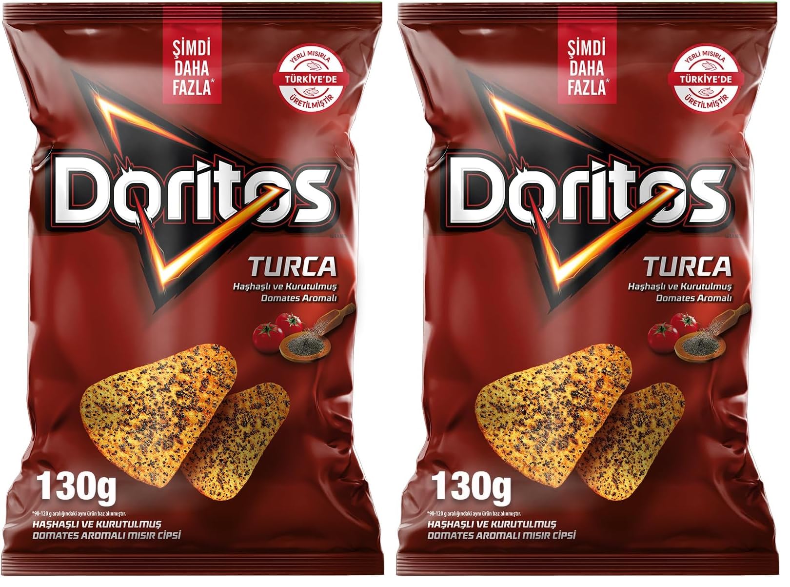 Doritos A La Turca Haşhaş Domates Super Boy 130g 2li paket