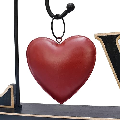 Miniatura 7 de Letrero decorativo de madera con letras de bloques de letras independientes, centro de mesa de madera, mantel rústico, decoración de chimenea para